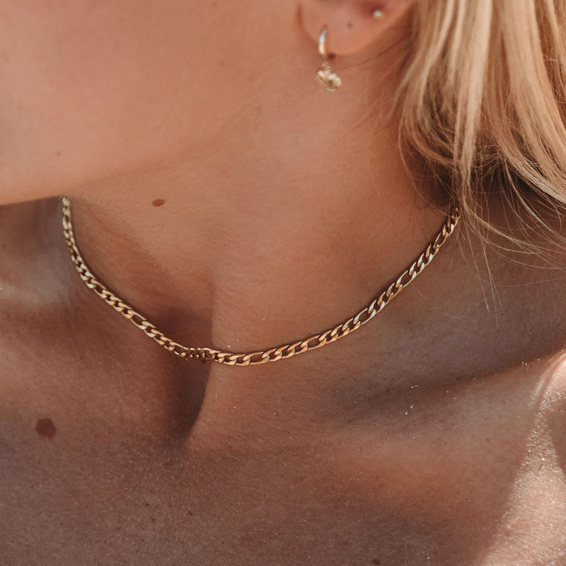 Halskette für Damen | Choker | Gold | Silber | Stilvoll | Klassisch-Gold-Luzern Mode