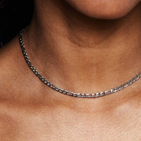 Halskette für Damen | Choker | Gold | Silber | Stilvoll | Klassisch-Silber-Luzern Mode