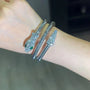 Damen Armband | Schlange Einzigartig Gold Silber Langlebig Stilvoll Vielseitig-Silberne Schlange-Luzern Mode