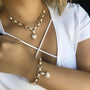 Damen Schmuckset | Halskette Armband Zirkonia Herz Stilvoll Langlebig-Gold-Luzern Mode