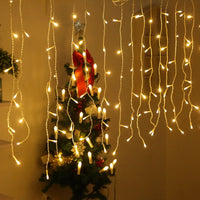 LED-Lichterkette | Stimmungsvolle Beleuchtung Funkelnd 4,8 Meter Vielseitig Weihnachten-Warmweiß-Luzern Mode