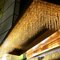 LED-Lichterkette | Stimmungsvolle Beleuchtung Funkelnd 4,8 Meter Vielseitig Weihnachten-Luzern Mode