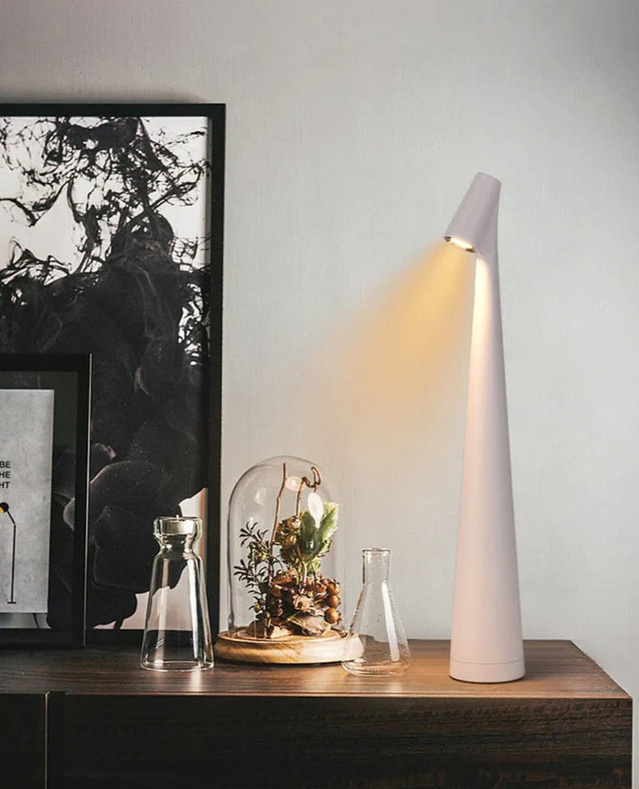 Tischlampe | Stimmungsvolle Stilvolle Kabellose Wiederaufladbare USB Nachhaltige Lampe-Luzern Mode