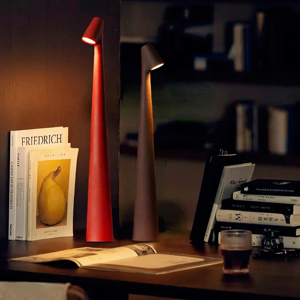 Tischlampe | Stimmungsvolle Stilvolle Kabellose Wiederaufladbare USB Nachhaltige Lampe-Luzern Mode