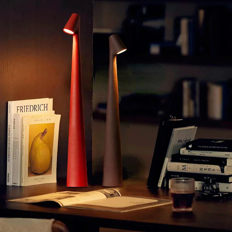 Tischlampe | Stimmungsvolle Stilvolle Kabellose Wiederaufladbare USB Nachhaltige Lampe-Luzern Mode