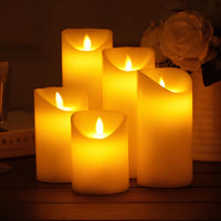 LED Kerzen | Verschiedene Formen | Realistisch | Sicher | Nachhaltig-Klassische Kerzen - 5 Stück-Luzern Mode