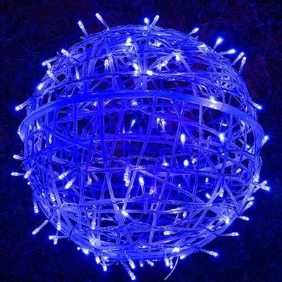 Garten Lichtkugel | LED | Nachhaltig | Stimmungsvoll | Wasserdicht | Verbindbar-Blau-Luzern Mode