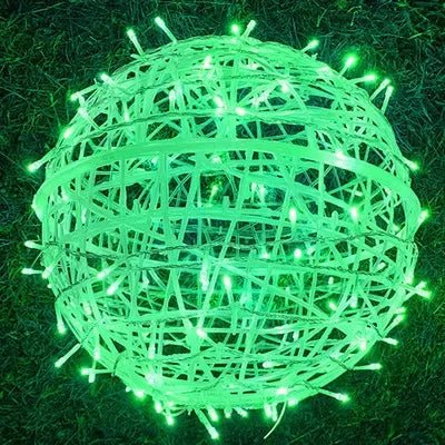 Garten Lichtkugel | LED | Nachhaltig | Stimmungsvoll | Wasserdicht | Verbindbar-Grün-Luzern Mode
