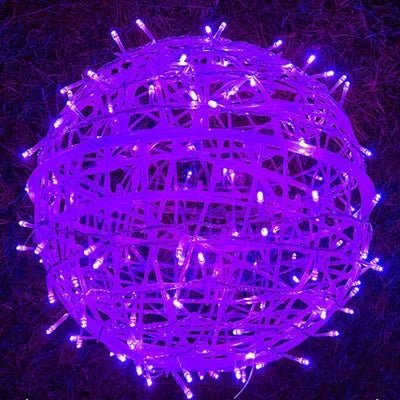 Garten Lichtkugel | LED | Nachhaltig | Stimmungsvoll | Wasserdicht | Verbindbar-Lila-Luzern Mode