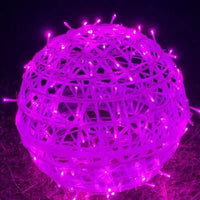 Garten Lichtkugel | LED | Nachhaltig | Stimmungsvoll | Wasserdicht | Verbindbar-Rosa-Luzern Mode