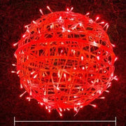 Garten Lichtkugel | LED | Nachhaltig | Stimmungsvoll | Wasserdicht | Verbindbar-Rot-Luzern Mode