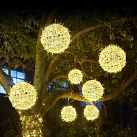 Garten Lichtkugel | LED | Nachhaltig | Stimmungsvoll | Wasserdicht | Verbindbar-Warmweiß-Luzern Mode