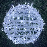 Garten Lichtkugel | LED | Nachhaltig | Stimmungsvoll | Wasserdicht | Verbindbar-Weiß-Luzern Mode
