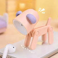 Kinder-Nachtlampe | LED Nachhaltig Stilvoll Stimmungsvolle Niedlich Vielseitig-Hund-Rosa-Luzern Mode