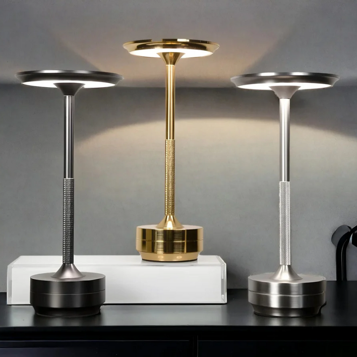 LED Tischlampe | Kabellos Luxus Stimmungsvolles Stilvoll Vielseitig Nachhaltig-Luzern Mode