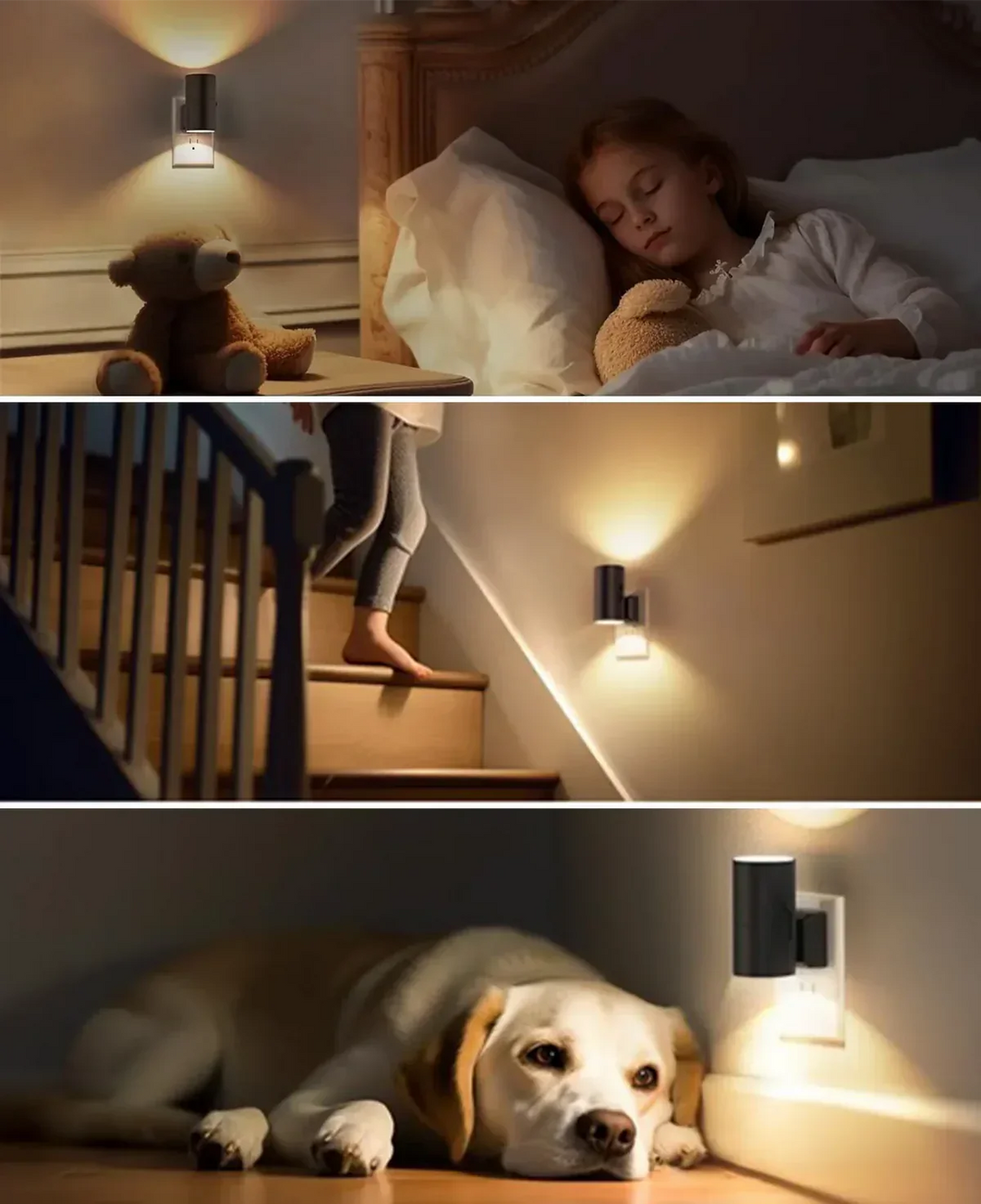 Wandleuchte | LED Sensor Stimmungsvolles Vielseitig Stilvoll Beruhigend-Luzern Mode