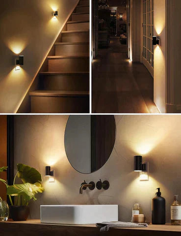 Wandleuchte | LED Sensor Stimmungsvolles Vielseitig Stilvoll Beruhigend-Luzern Mode