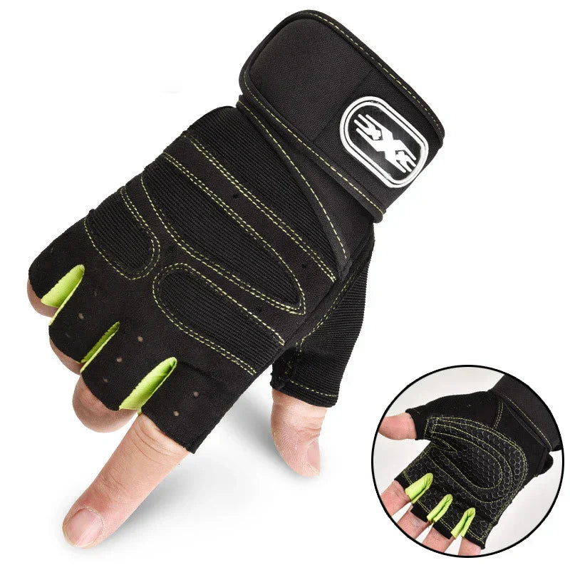 Fahrradhandschuhe Halbfinger für Herren und Damen Sport-Luzern Mode