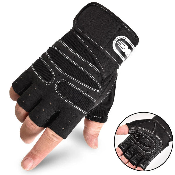 Fahrradhandschuhe Halbfinger für Herren und Damen Sport-Luzern Mode