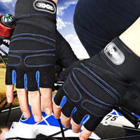 Fahrradhandschuhe Halbfinger für Herren und Damen Sport-Luzern Mode