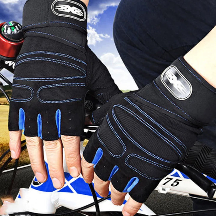 Fahrradhandschuhe Halbfinger für Herren und Damen Sport-Luzern Mode
