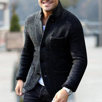 Herren Strickjacke mit Knöpfen - Eleganter Cardigan Look-Luzern Mode