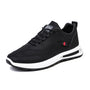 Herren Sneaker Atmungsaktiv Bequem für Alltag und Sport-Schwarz-39-Luzern Mode