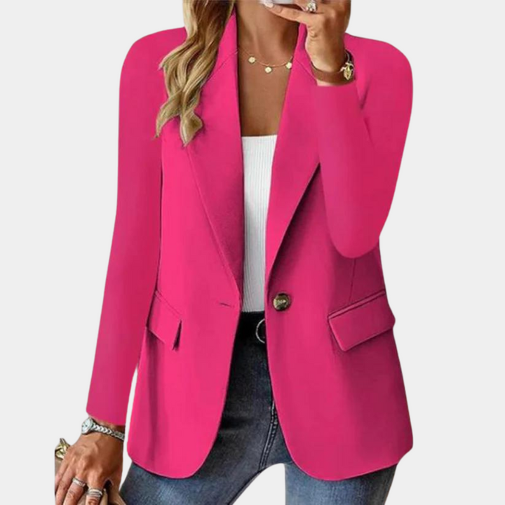 Eleganter Damenblazer für Business und Freizeitmode-Rosa-XS-Luzern Mode