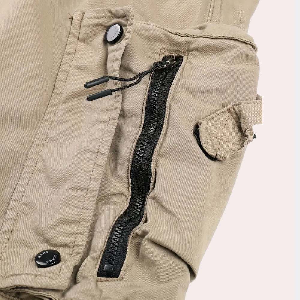 Herren Winterjacke mit Reißverschluss und Taschen Design-Luzern Mode