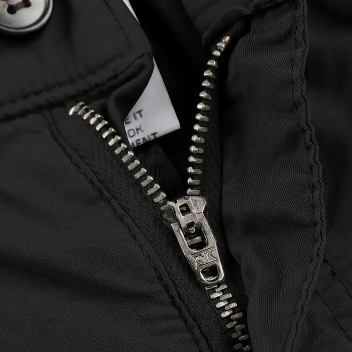 Herren Winterjacke mit Reißverschluss und Taschen Design-Luzern Mode