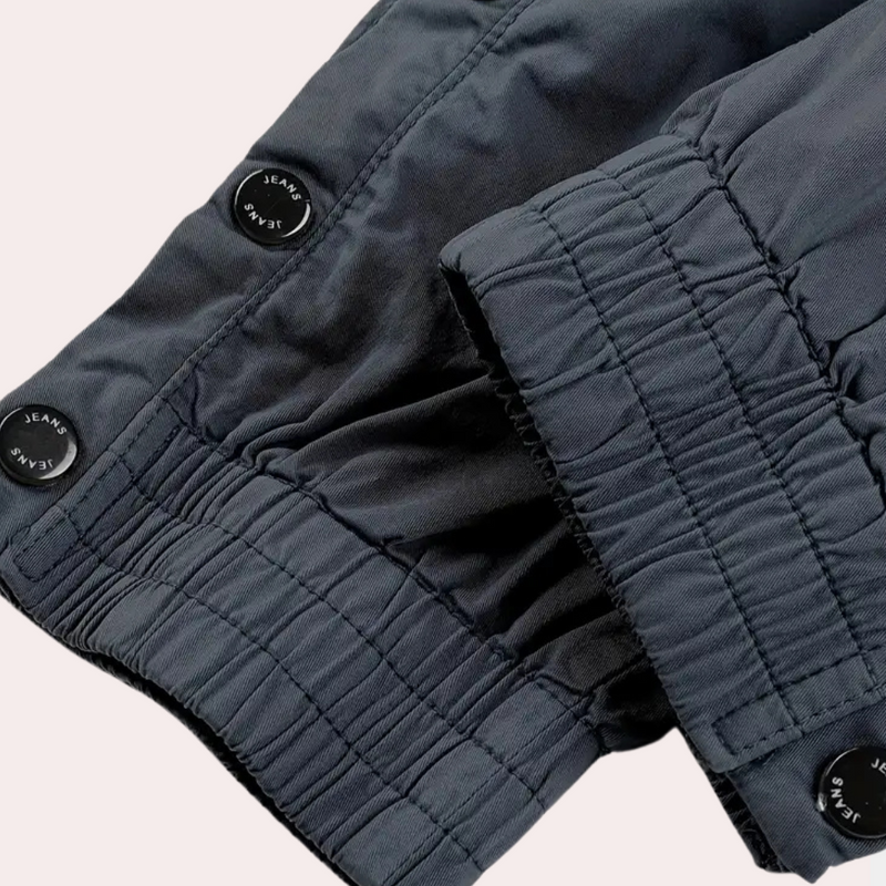 Herren Winterjacke mit Reißverschluss und Taschen Design-Luzern Mode