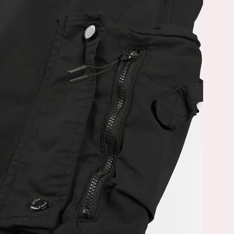 Herren Winterjacke mit Reißverschluss und Taschen Design-Luzern Mode