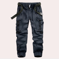 Herren Winterjacke mit Reißverschluss und Taschen Design-Blau-XS-Luzern Mode