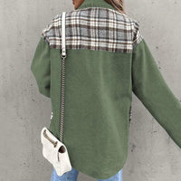 Damenjacke | Halb lang | Knopfverschluss | Locker sitzend | Taschen | Karomuster-Luzern Mode