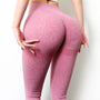 Stylische Push-Up Leggings | Stretchmaterial | Hebende Wirkung-S-Rosa-Luzern Mode