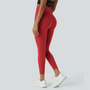 Stylische Push-Up Leggings | Stretchmaterial | Hebende Wirkung-S-Rot-Luzern Mode
