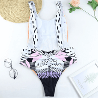 Badeanzug Damen Einteiler | Animal Print | Figurformend | Sexy und bequem-Luzern Mode