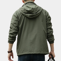 Herren Zwischenjacke | Pullover | Halbzipper | Einfarbig | Winddicht | Regular-Luzern Mode