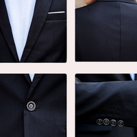 Herren Anzug Slim Fit Business Hochzeit Anzug Set-Luzern Mode