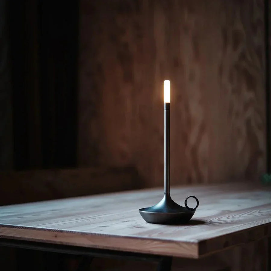 Tischlampe | Kerzen-Design Subtil Stilvoll Aufladbar USB Langlebig-Luzern Mode