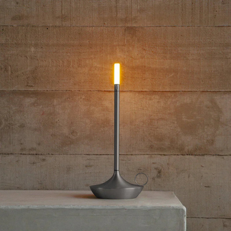 Tischlampe | Kerzen-Design Subtil Stilvoll Aufladbar USB Langlebig-Silber-Luzern Mode