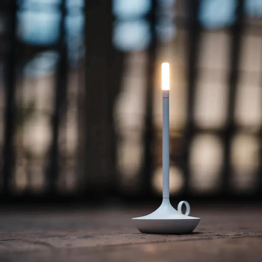 Tischlampe | Kerzen-Design Subtil Stilvoll Aufladbar USB Langlebig-Weiß-Luzern Mode