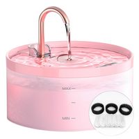Haustier-Wasserbrunnen | Hund Katze LED Leise Kohlenstofffilter Sauber-Luzern Mode