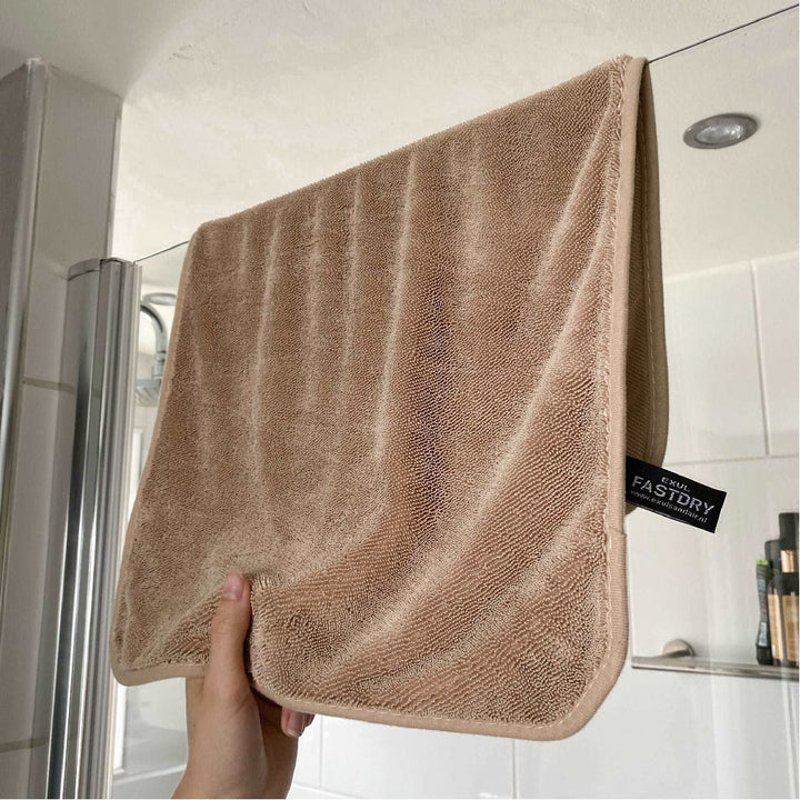 Mikrofaser Trockentuch | Super saugfähig | Multifunktional | Einfarbig-Beige-Luzern Mode