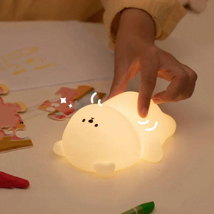 Kinder Nachtlicht | Bär LED Langlebig Süß Warm Beruhigend USB-Luzern Mode