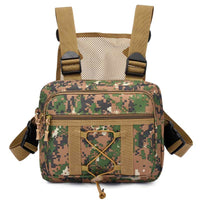 Nachhaltige taktische Brusttasche – wasserdichte Multi-Pocket Outdoor-Ausrüstung
