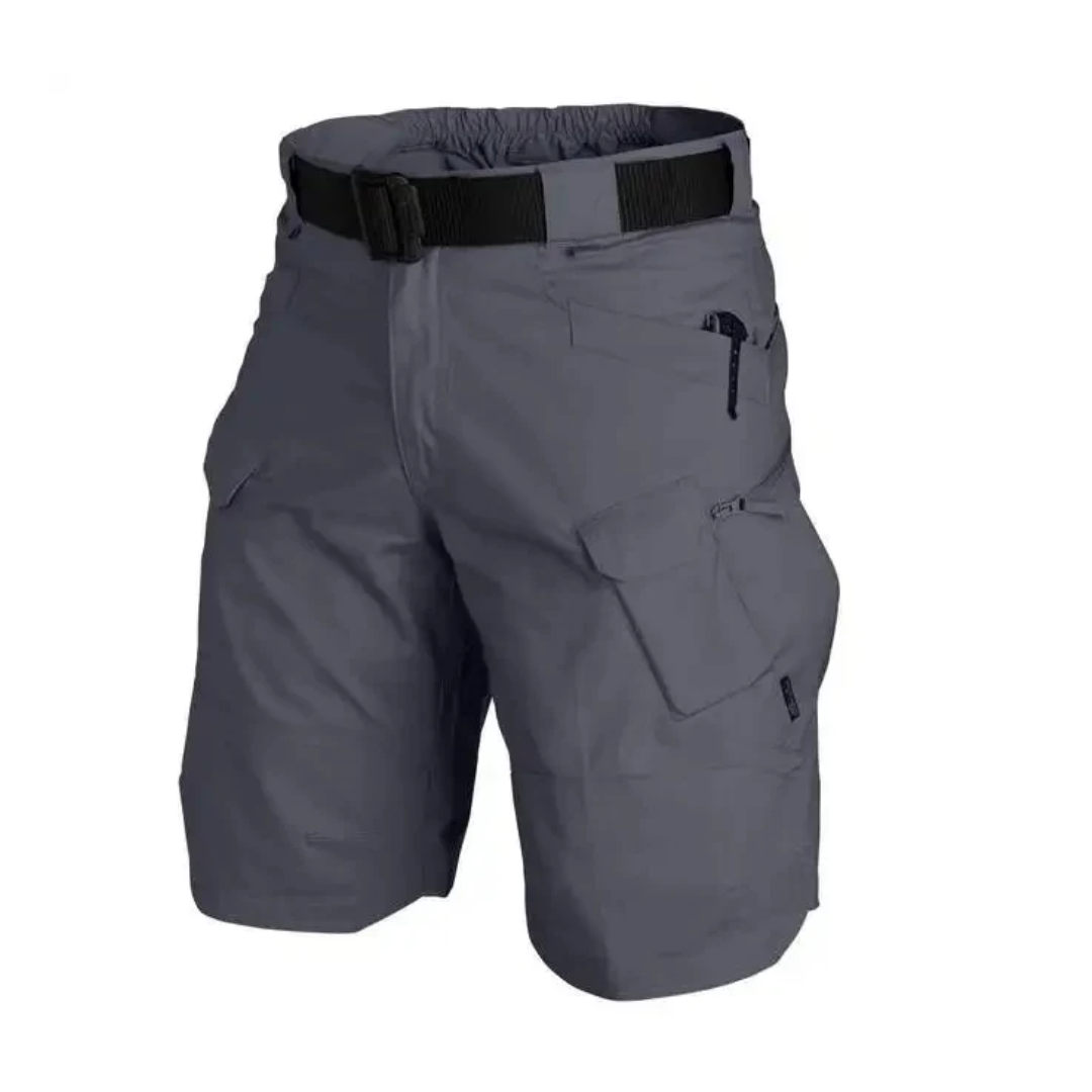 Herren Cargo Shorts | Taktisch | Schnelltrocknend | Praktisch | Taschen-Blau-S-Luzern Mode