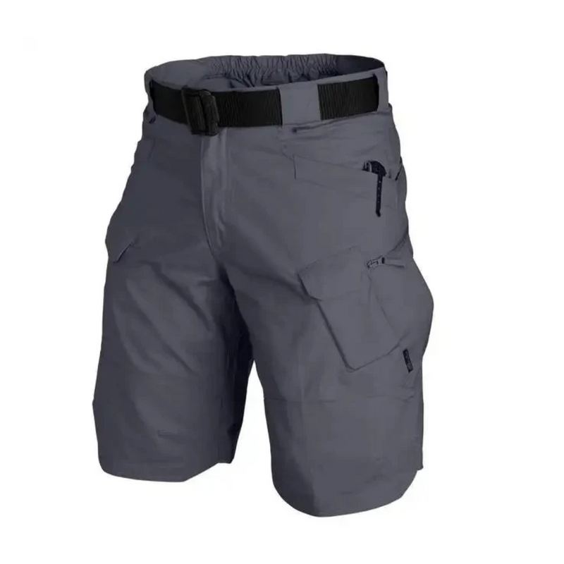 Herren Cargo Shorts | Taktisch | Schnelltrocknend | Praktisch | Taschen-Blau-S-Luzern Mode