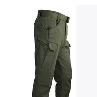 Herren Outdoor Taktische Hose mit Elastischem Bund-Thermische Hose-Grün-S-Luzern Mode