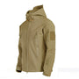 Herren Outdoor Taktische Hose mit Elastischem Bund-Thermische Jacke-Khaki-S-Luzern Mode